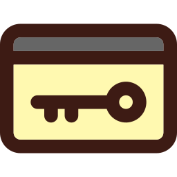 clave de la tarjeta icono