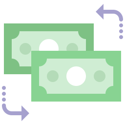 Money exchange icon