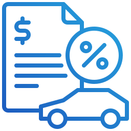prêt de voiture Icône
