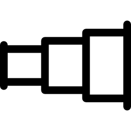 télescope Icône