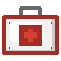 First aid kit icon