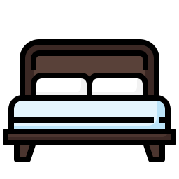 Двуспальная кровать иконка