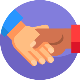 Hand shake icon