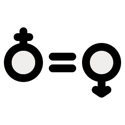 Гендерное равенство иконка
