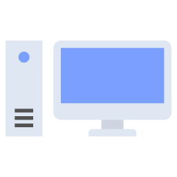 Desktop computer icon