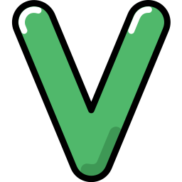 文字v icon