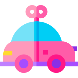 auto speelgoed icoon