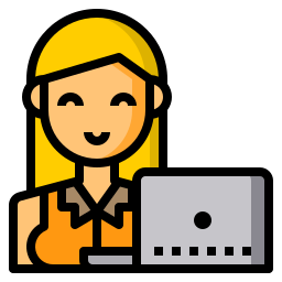 Working woman icon