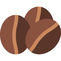 Coffee seed icon
