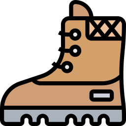 Hiking boots icon