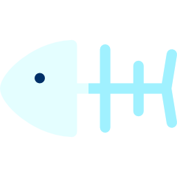 Рыбные кости иконка