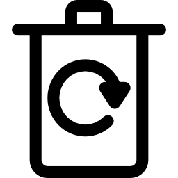 poubelle de recyclage Icône