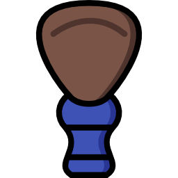 Shaving brush icon