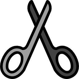 Nail scissors icon