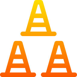 Traffic cone icon