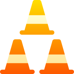 Traffic cone icon