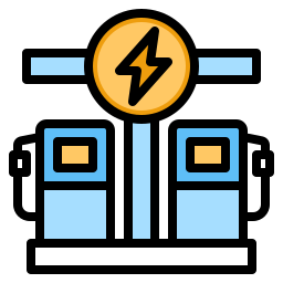 elektrisch station icoon