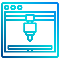 stampante 3d icona