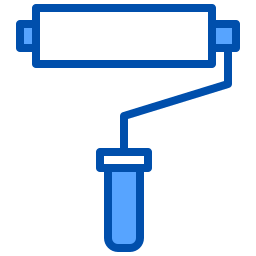 rouleau de peinture Icône