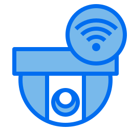 telecamera di sicurezza icona