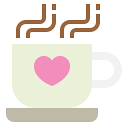 Hot coffee icon