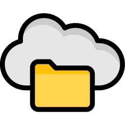 almacenamiento en la nube icono