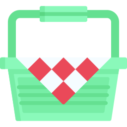 cesta de picnic icono