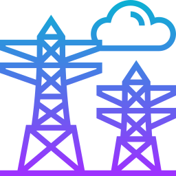 Electric tower icon