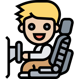 Car seat icon