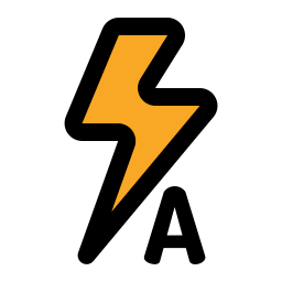 flash automático icono