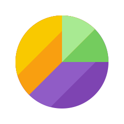 cirkeldiagram icoon