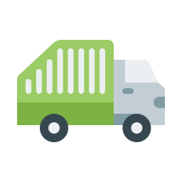 Garbage truck icon