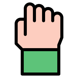 Сжатый кулак иконка