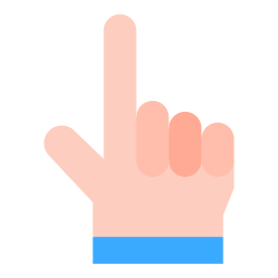 wijzende hand icoon