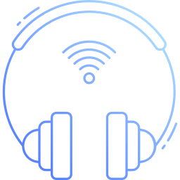 Wireless headphones icon