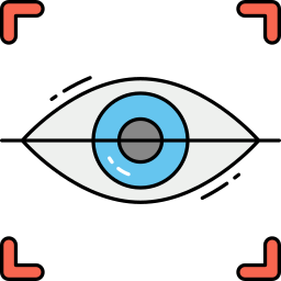 scanner ocular Ícone