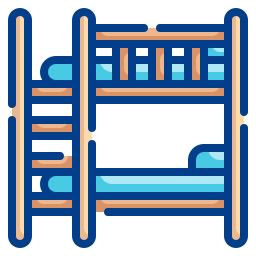 Двухъярусная кровать иконка