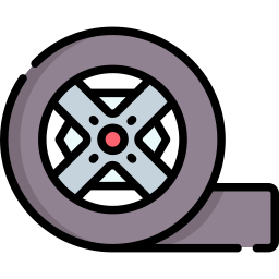 neumáticos icono