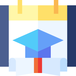 graduación icono