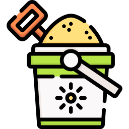 Sand bucket icon