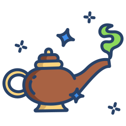 Magic lamp icon