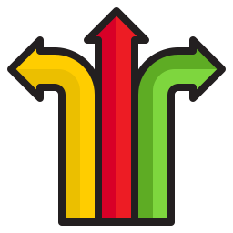 gráfico de flecha icono