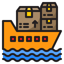 Shipping and delivery icon