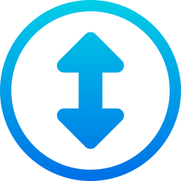 Up and down arrow icon