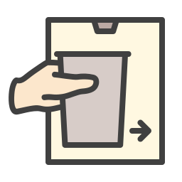 Бумажный стакан иконка