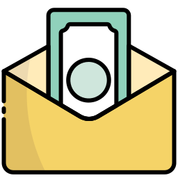 Open envelope icon