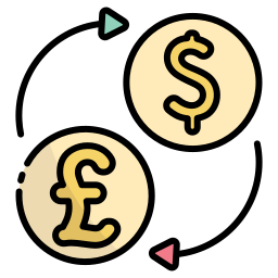 Money exchange icon