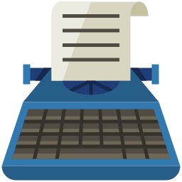 Typewriter icon