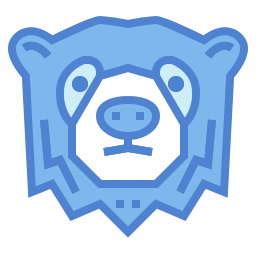 Spectacled bear icon