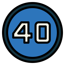 Speed limit icon